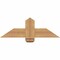 Ekena Millwork Eugene Smooth Timber Gable Bracket, Western Red Cedar, 36"W x 12"H x 5 1/2"D x 5 1/2"F, 8/12 Pitch GBW036X12X0606EUG00SWR - alternate 1